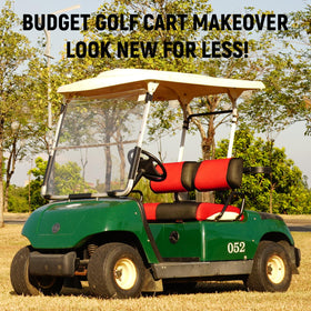 YUWEIDG0769 rear seat cover for Yamaha golf carts shields seats from wear and weather.