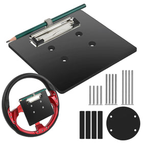 YUWEIDG0769 scorecard holder mounted on steering wheel for easy access.