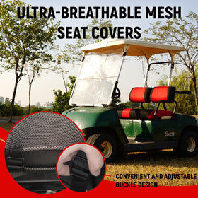 YUWEIDG0769 breathable fabric seat cover in multiple colors, easy install for outdoor use.