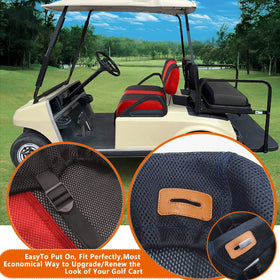 YUWEIDG0769 seat cover protects from dirt and spills during use.