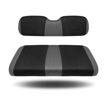 YUWEIDG0769 EZGO TXT front seat cover on a golf cart interior