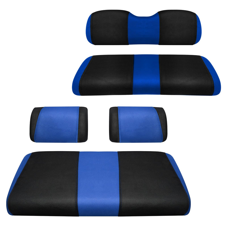 YUWEIDG0769 front seat cover for Yamaha G22 in plain black protects against wear and weather