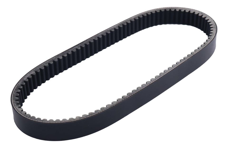 YUXSOUQ drive clutch belt front view highlights rugged cogged design for Drive2 carts
