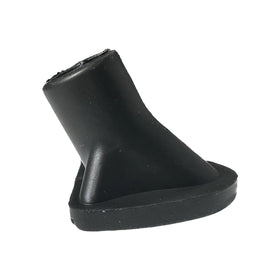 Feet attached to a stand on grass indicating added stability