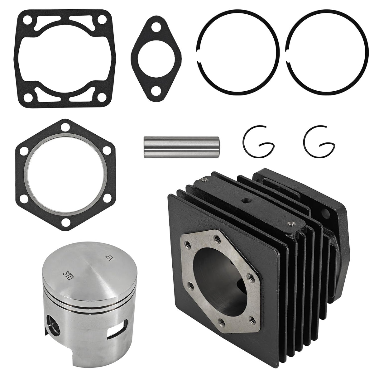 YuXuanYP 14532-G1 piston image suitable for 244cc EZGO engines