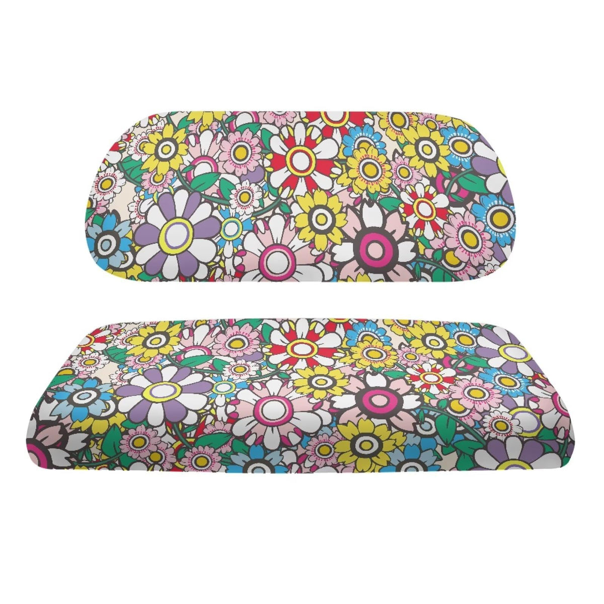 Yuyamidu Hippie Flowers back golf seat cover keeping rear seats clean