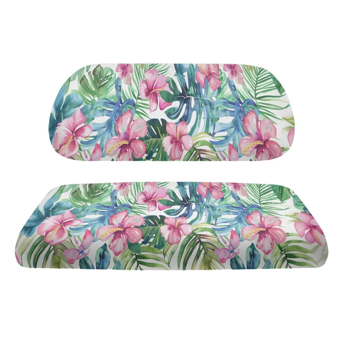 Yuyamidu tropical flowers back seat cover protects passengers and wear.