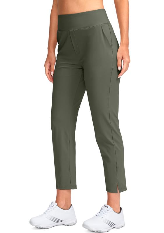 YYV high-waist pants with tummy control for flattering fit at work or errands.