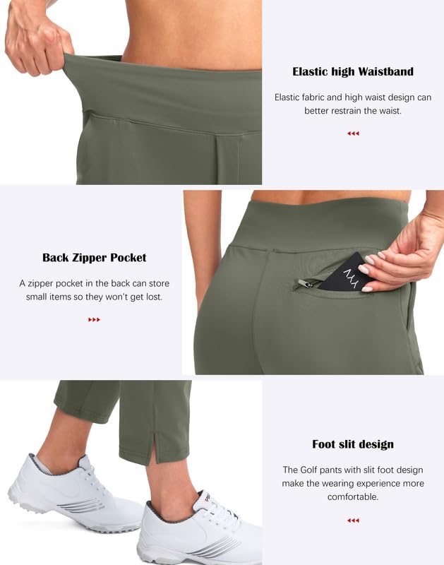 YYV pull-on design versatile for golf, work, and casual outings in grey sage