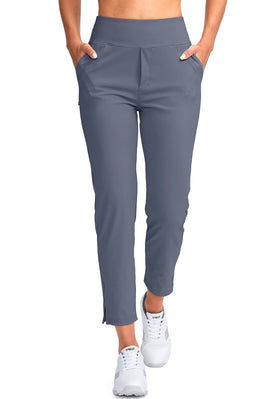 YYV women's golf pants with soft breathable fabric for all-day comfort.