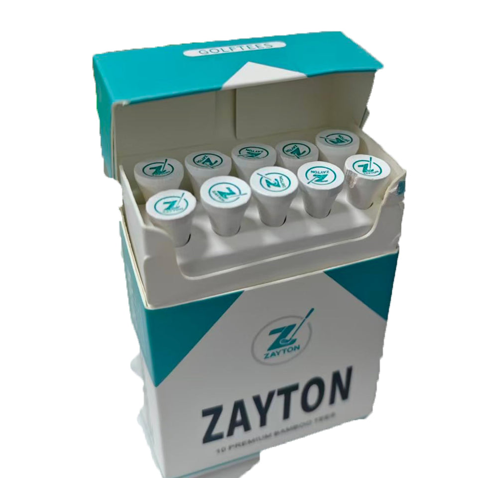 ZAYTON cigaretee golf tee in mint color, 2-3/4 inch, 10-pack, great for fun on the course