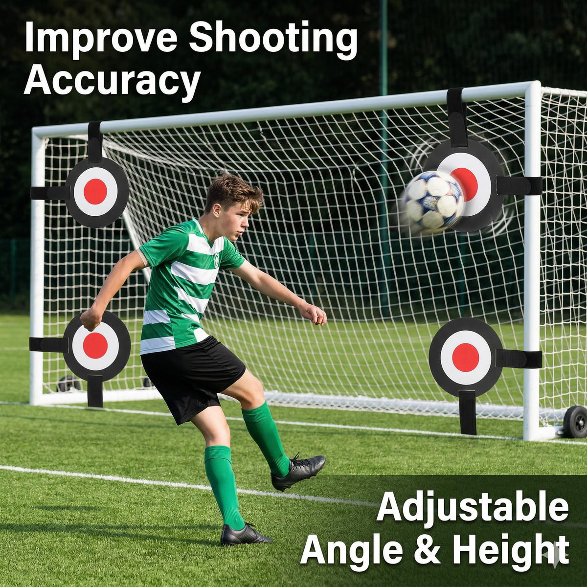 ZDAGELD Soccer Target Discs adjustable angles for game-like drills