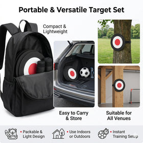 ZDAGELD Soccer Target Discs robust straps improve stability during practice