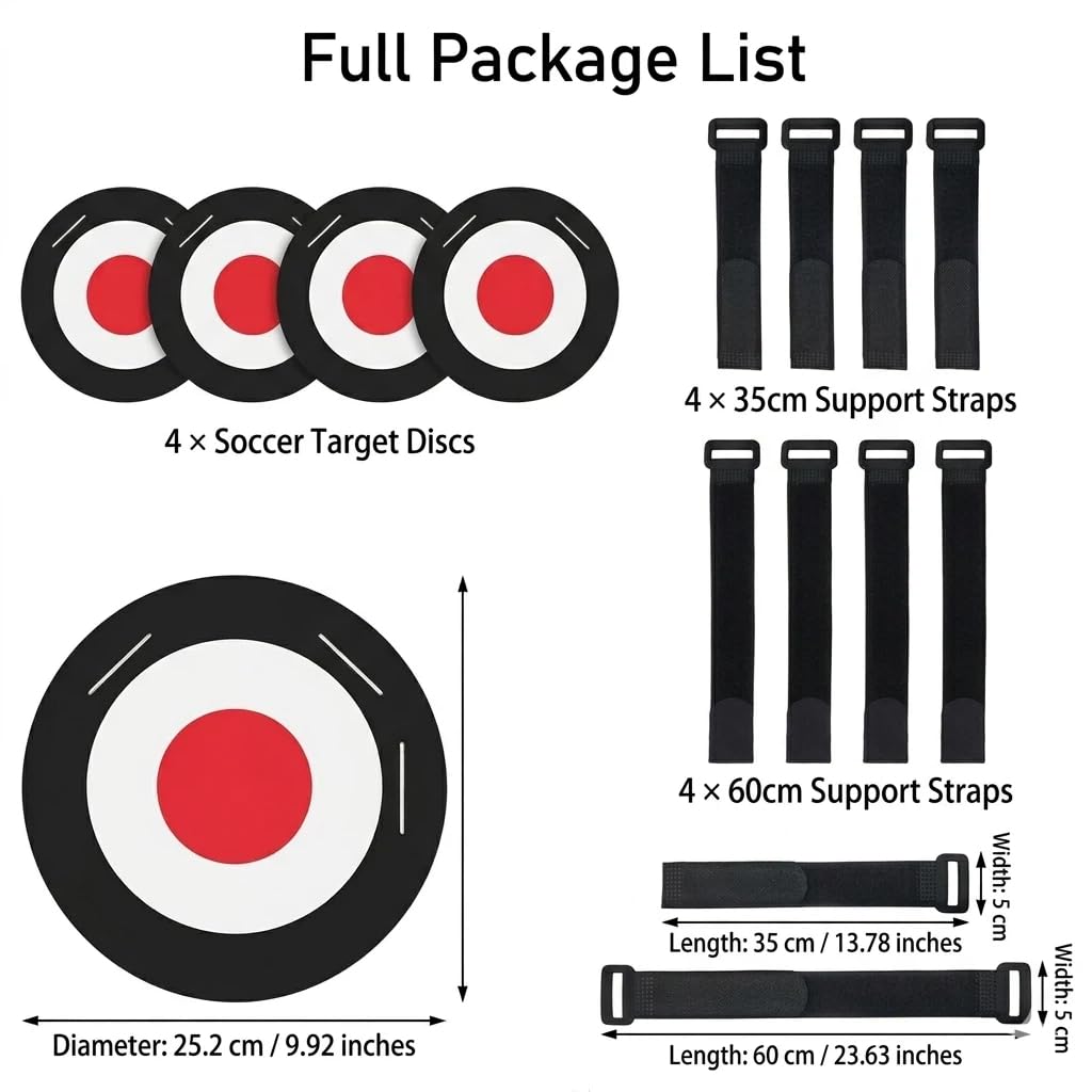 ZDAGELD Soccer Target Discs training set supports multi-sport sessions