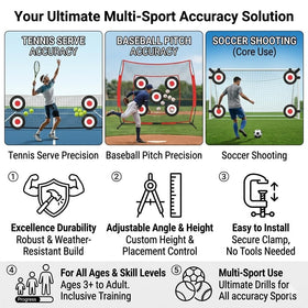 ZDAGELD Soccer Target Discs enable versatile practice for team or solo drills