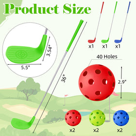 Zealor backyard golf set with 6 balls, ideal for quick practice sessions.