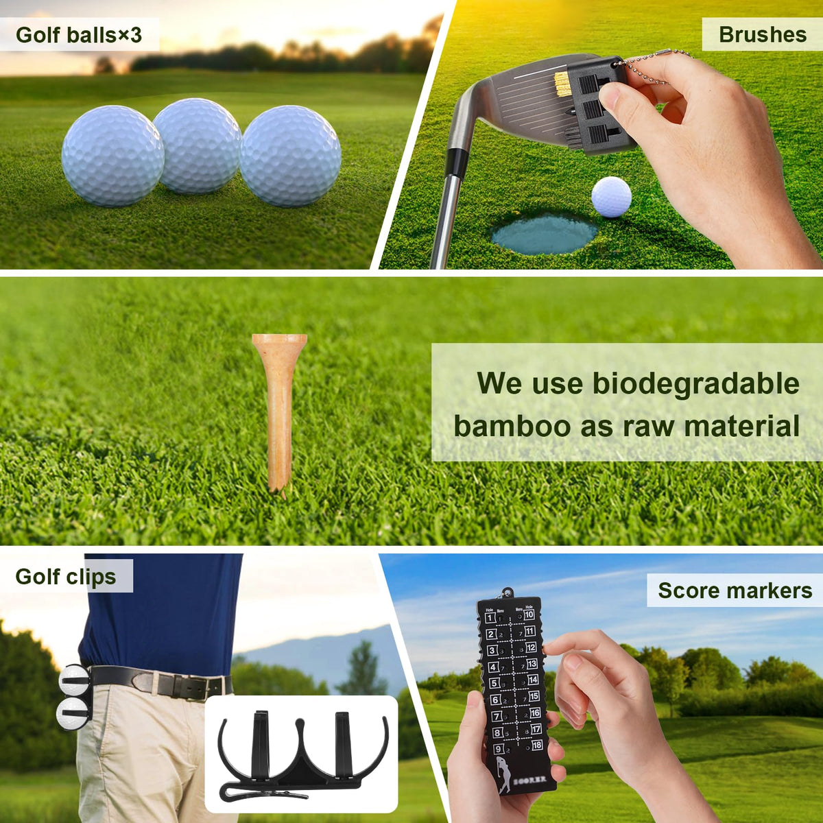 Zeceliko gift box-ready golf set ideal for thoughtful gifts