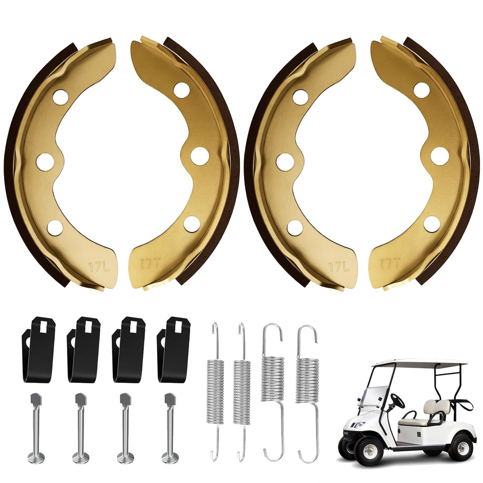 ZeeKee brake-shoes kit for Club Car DS provides consistent braking and quiet operation.