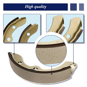 ZeeKee brake-shoes for Jacobsen/Taylor-Dunn meet heavy-use cart needs.