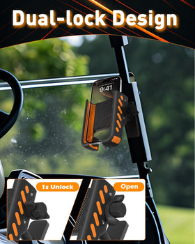 ZEKOODL universal clamp fits phones 4.5–7 inches and thick cases