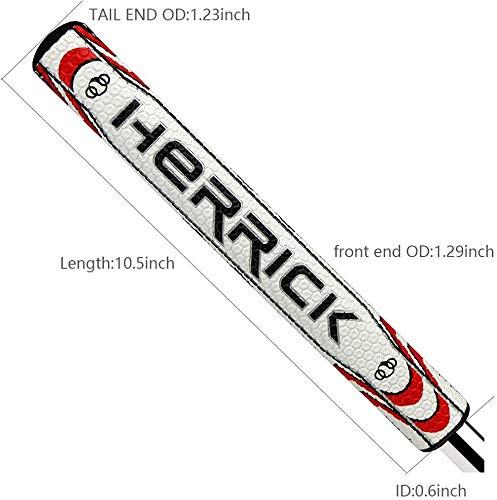 Zenesty grip installed on a golf putter club for secure hold