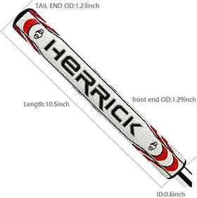 Zenesty grip installed on a golf putter club for secure hold