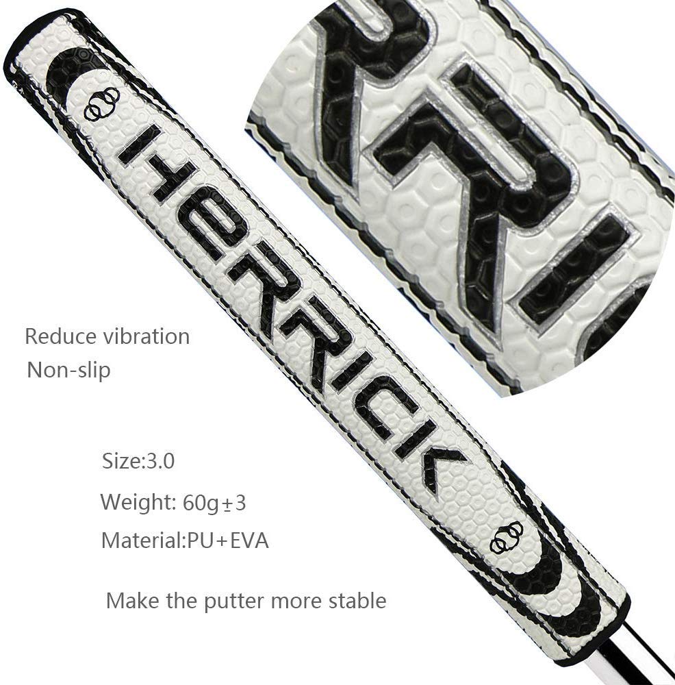 Zenesty golf putter grip outer PU and inner EVA core for dampened swing