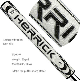 Zenesty golf putter grip outer PU and inner EVA core for dampened swing