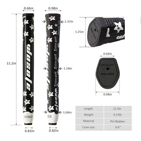 Zenesty golf putter grip starfish pattern adds stylish grip