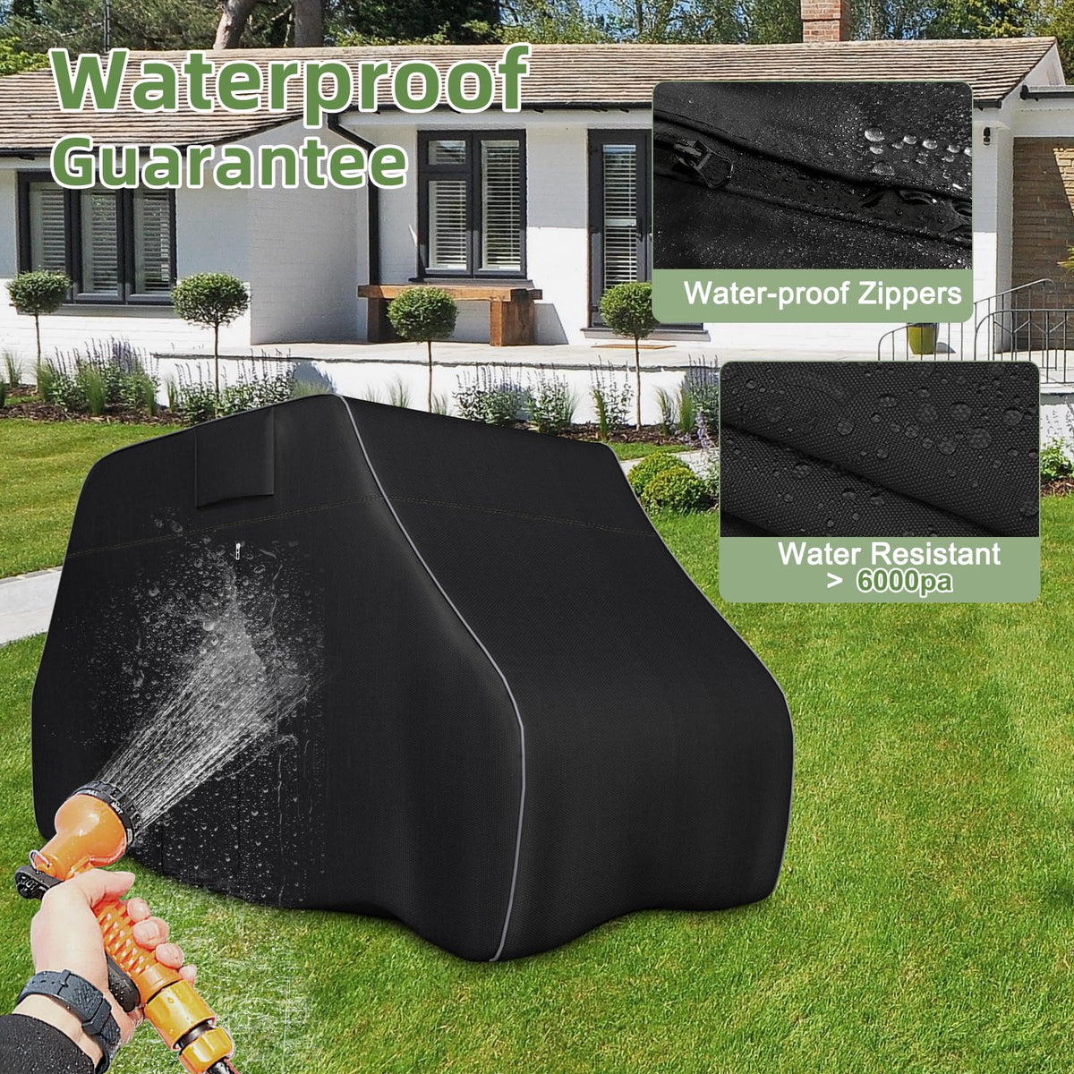 Zenicham cover features two vents to reduce condensation.