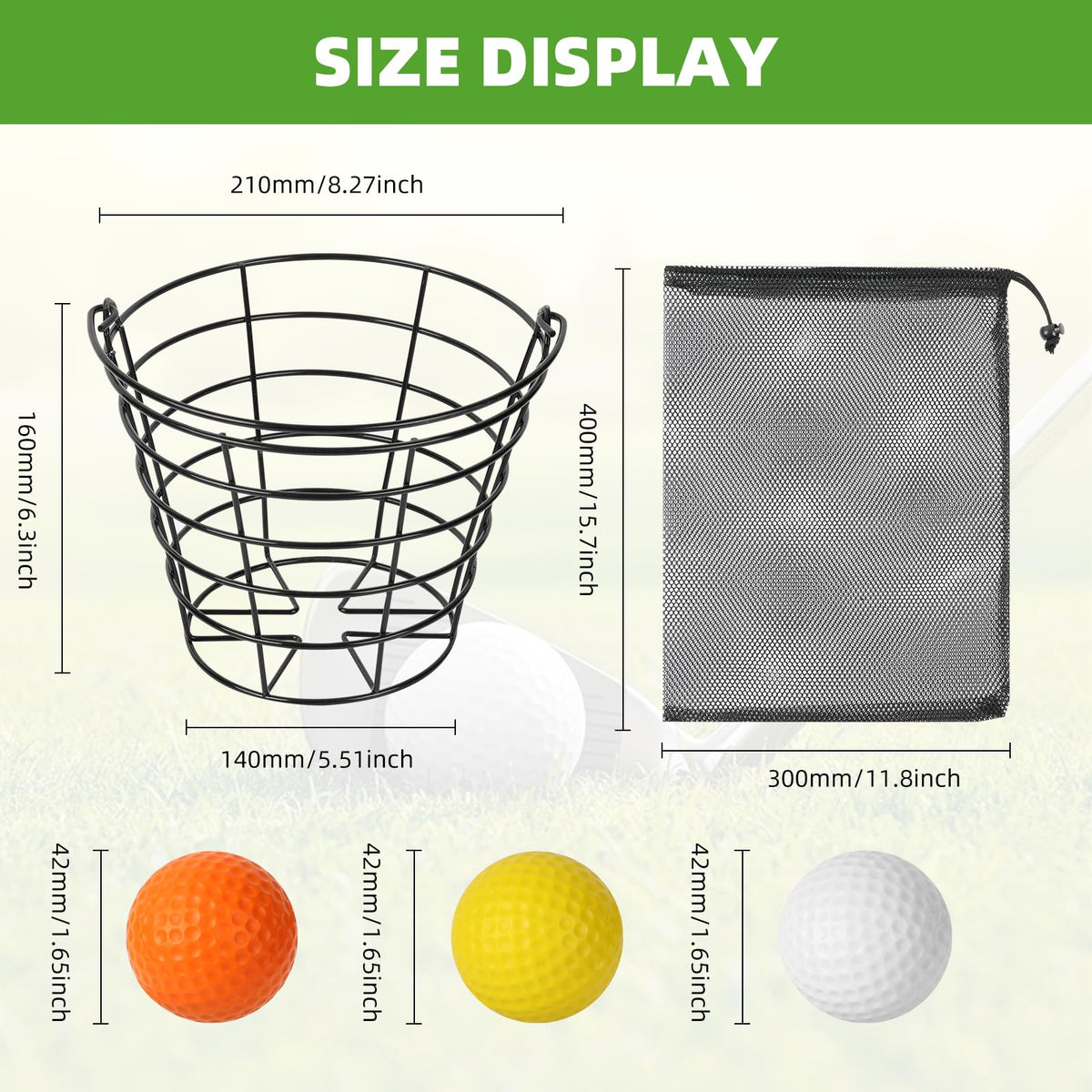 ZenNex foam ball mesh bag highlights portability and organized practice gear.