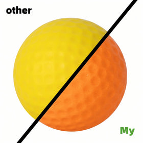 ZenNex foam golf balls are dent-resistant and durable for repeated drills.