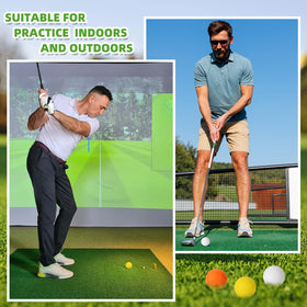 ZenNex foam golf balls safe for indoor use on various surfaces.