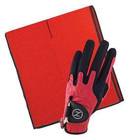 Zero Friction Navy bag includes 40-inch towel for on-course cleaning