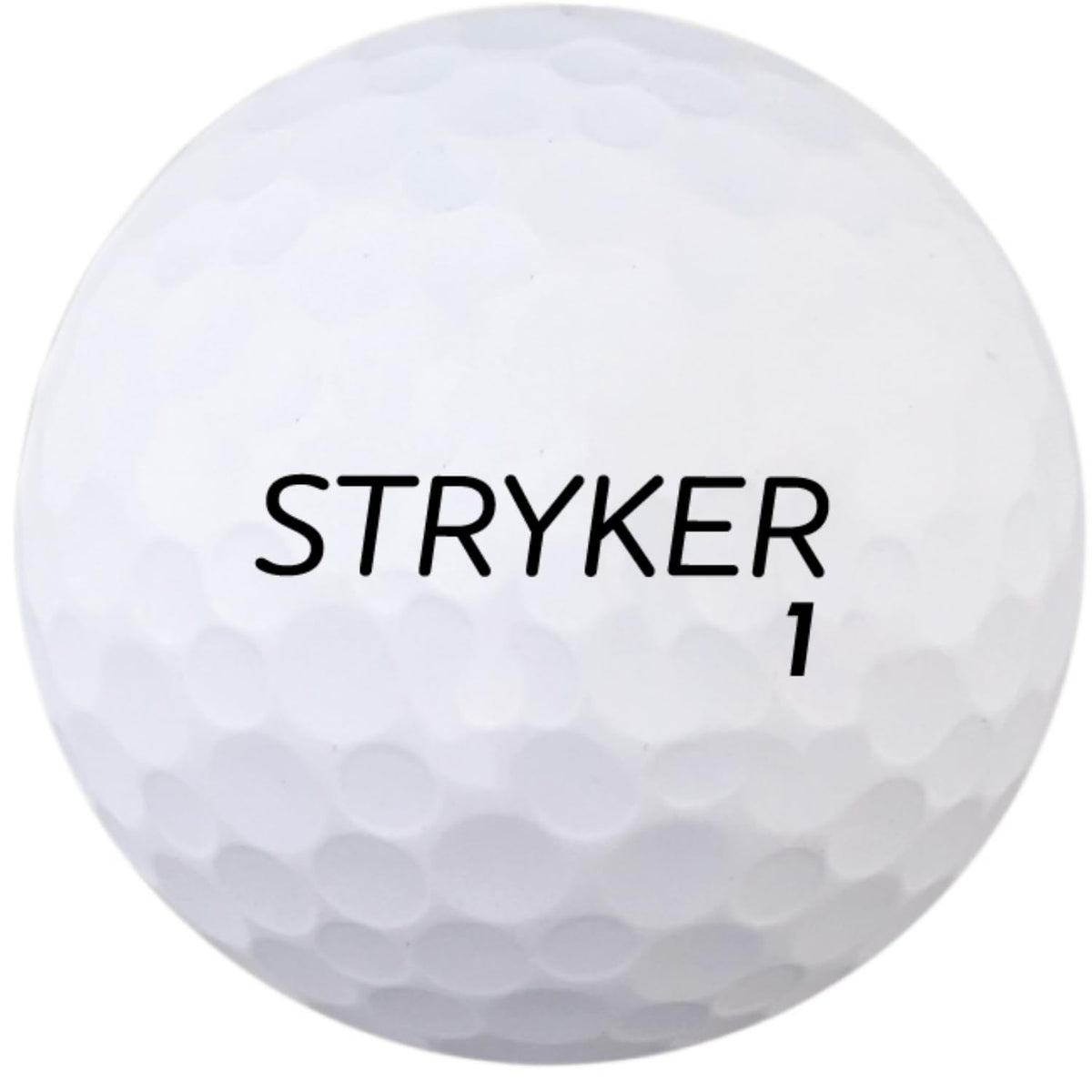 Zero Friction Stryker ball featuring alignment stripe aids precise putting