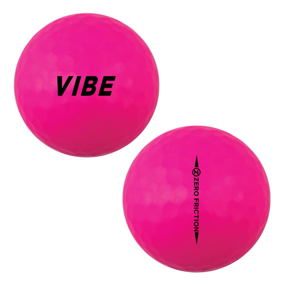 Zero Friction Vibe blue ball: premium feel with accurate flight visibility.