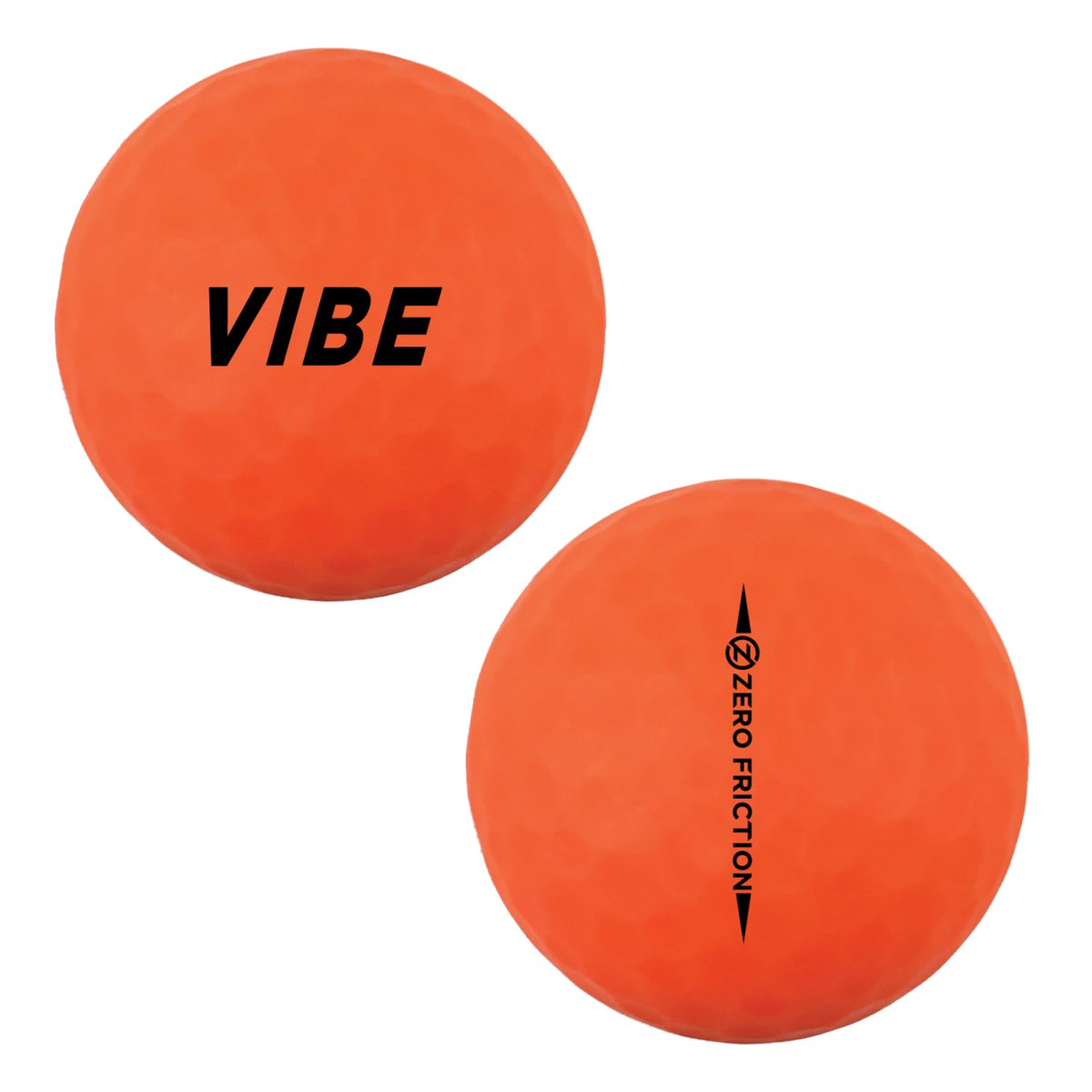 Zero Friction Vibe pink ball: standout color for quick identification.