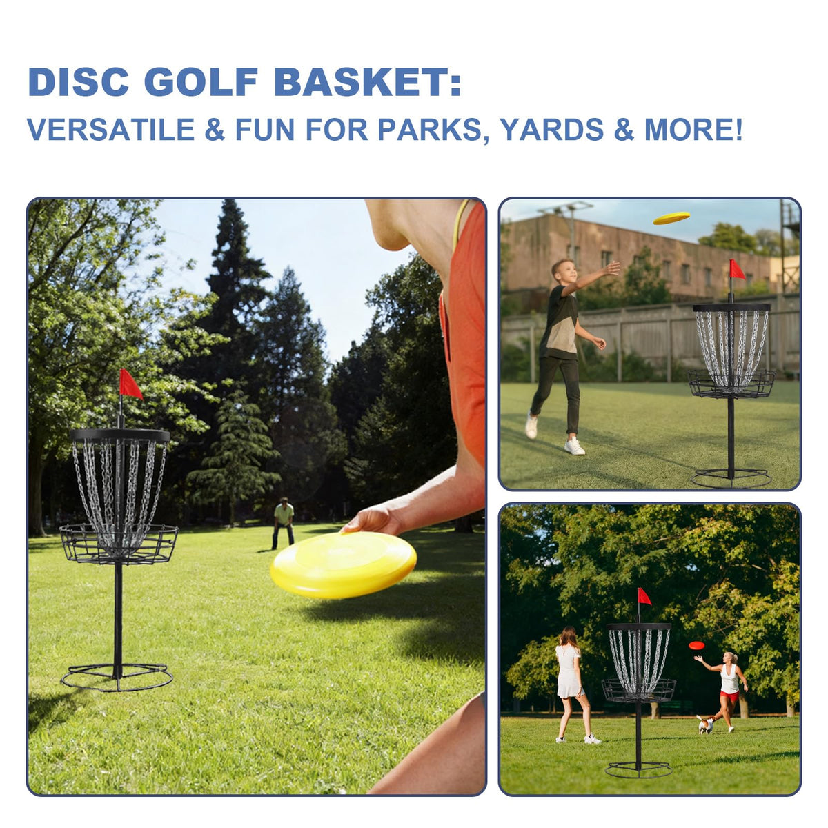 ZestOut competition-size basket illustrating professional-style target.