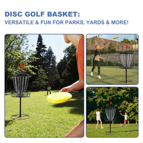 ZestOut competition-size basket illustrating professional-style target.