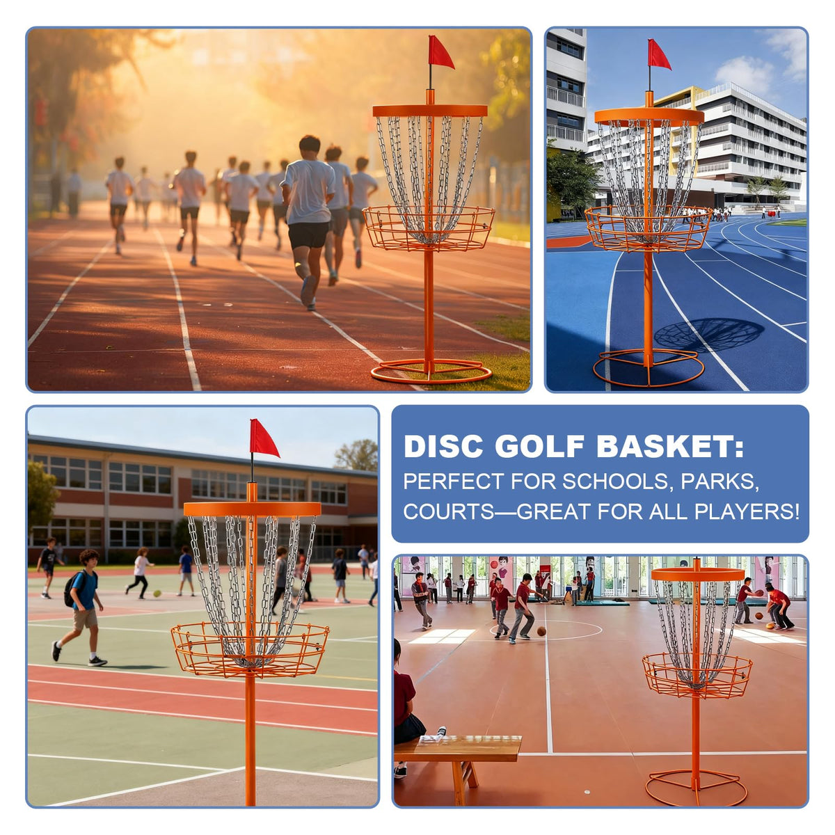 ZestOut rust-resistant coating supports outdoor practice through seasons.