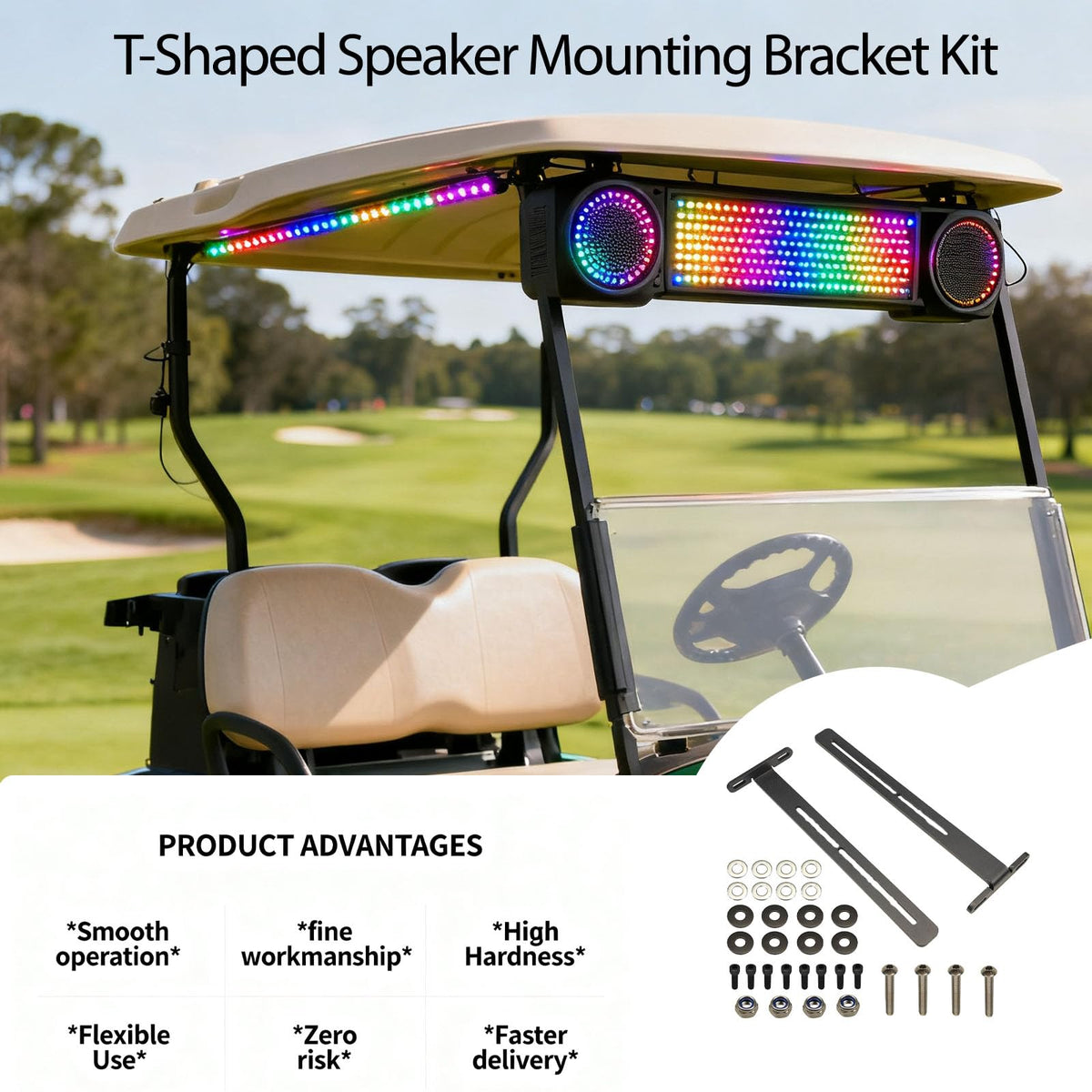 ZGTools compatibility with SE18 SE26 SEB26 SEDS32 soundbars for golf carts.