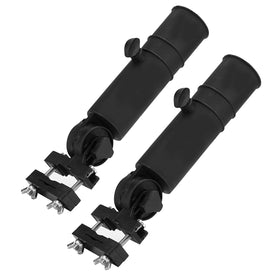 ZGWANSUI golf cart umbrella holder front view shows stable sun protection