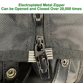 ZHICIM 1680D nylon fabric close-up resists dust and moisture.
