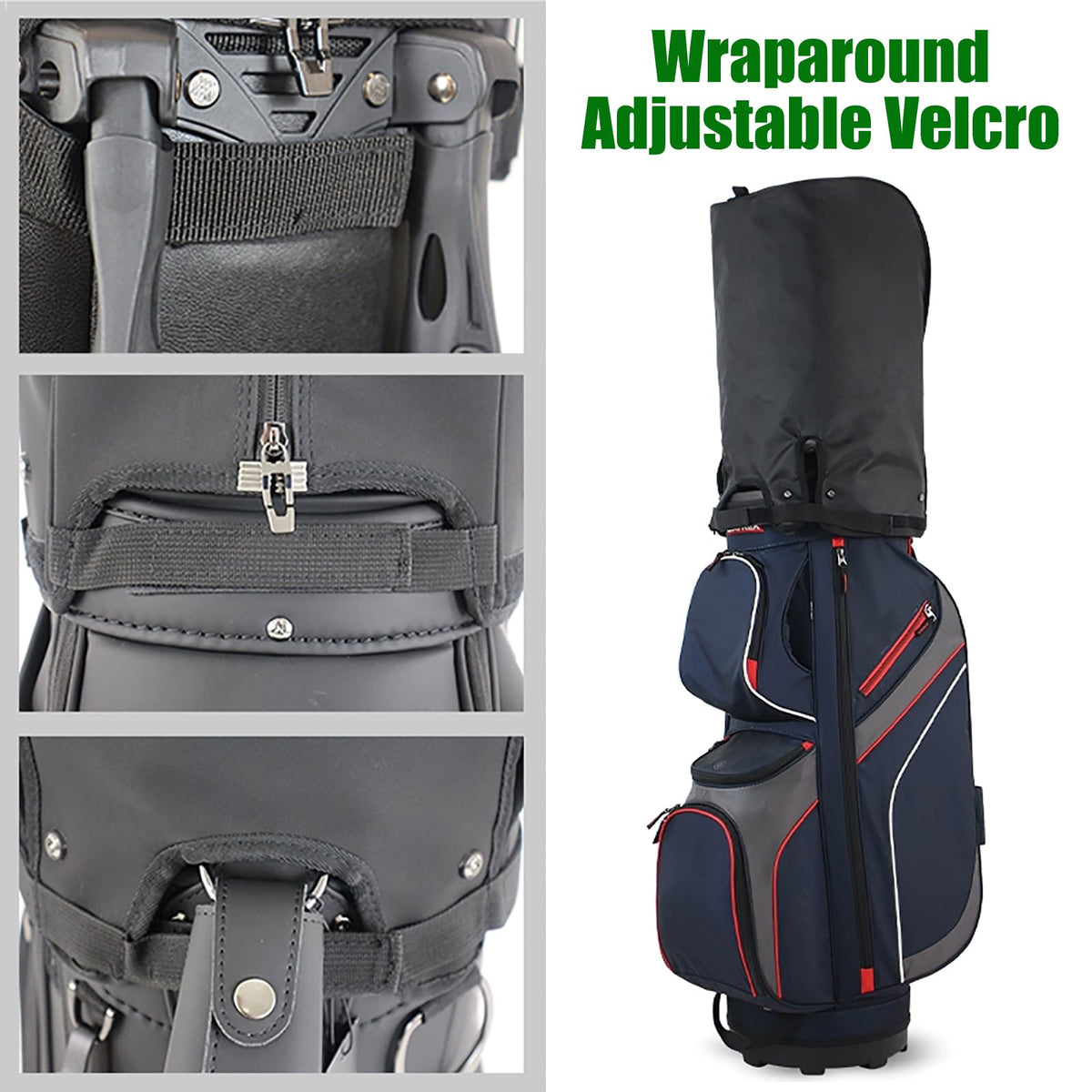 ZHICIM foldable rain cover rolled beside bag for compact storage.