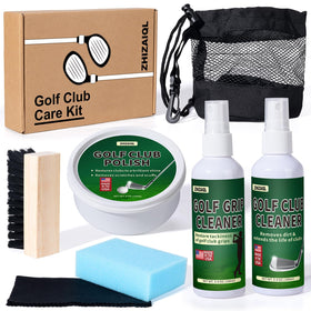 Zhizaiql golf club cleaner brush removes grime for smoother swings.