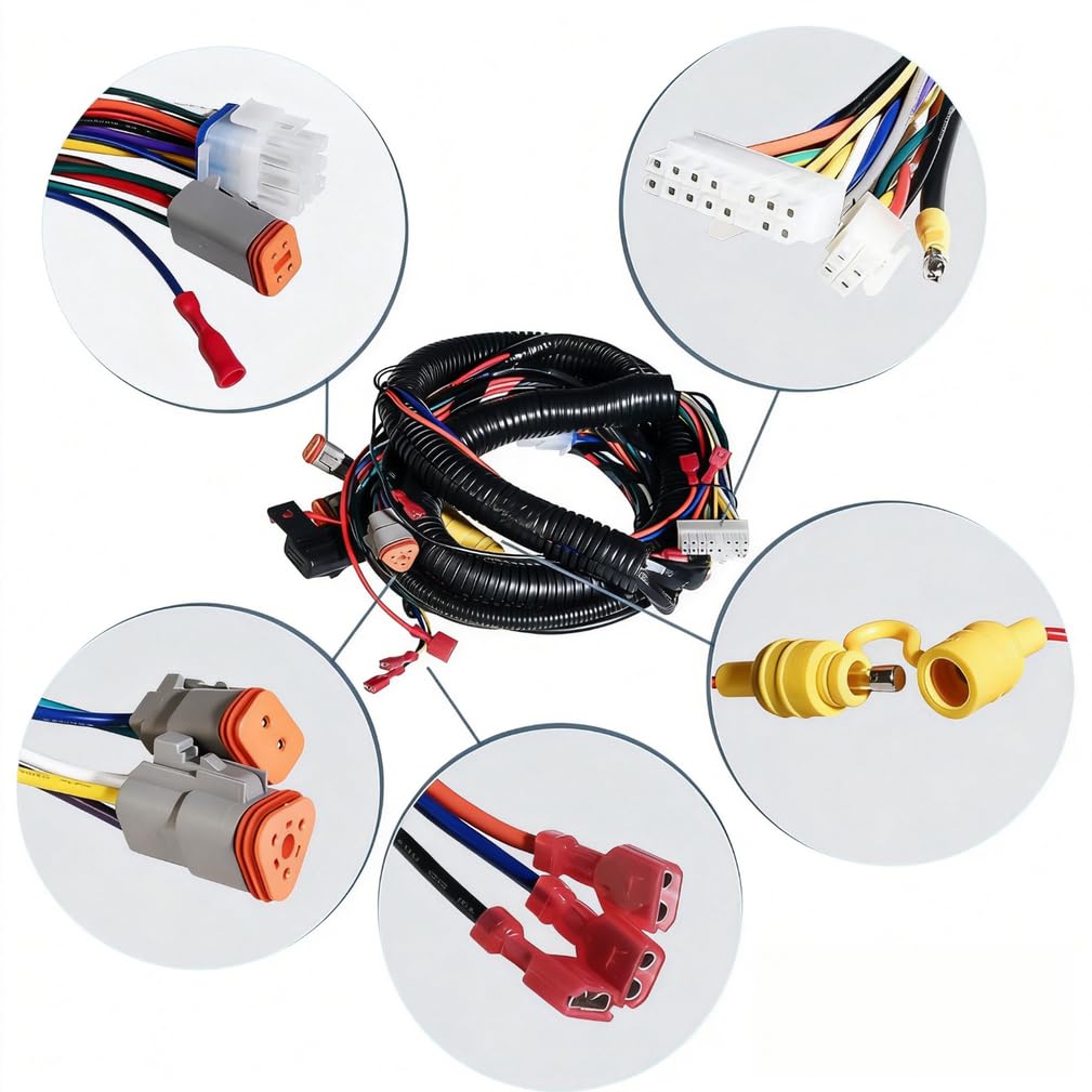 ZHQMG electrical connectors closeup highlights build quality