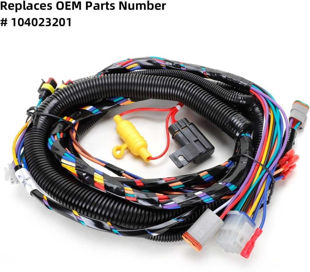 ZHQMG golf cart wiring harness replacement enhances electrical reliability
