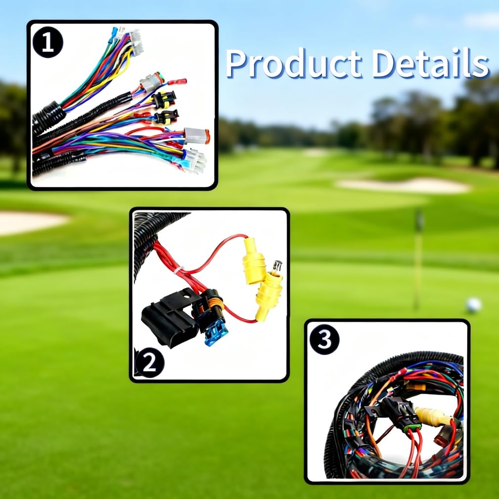 ZHQMG OEM-replacement 104023201 harness matches original Club Car specs