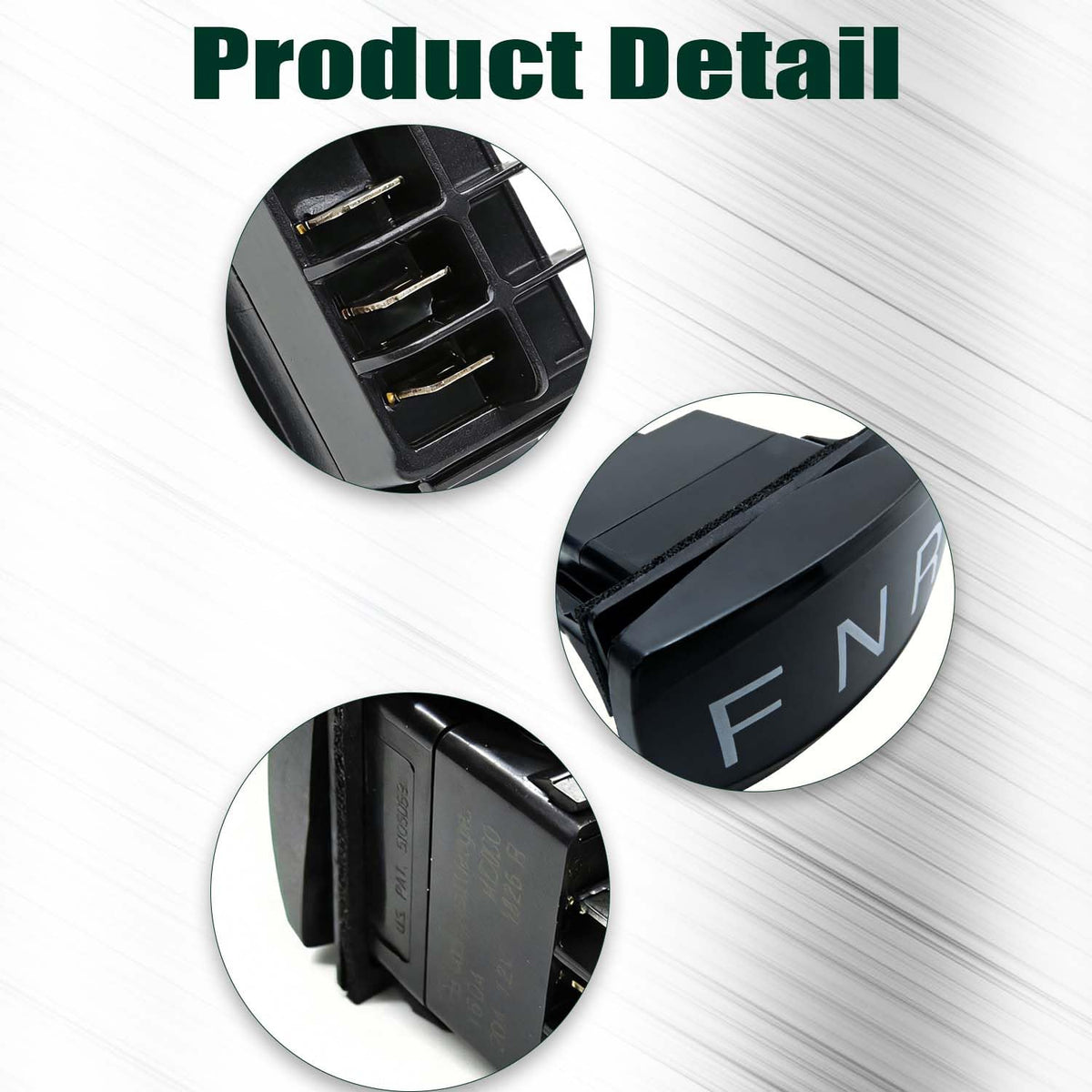 ZHWOTO FR-027 forward/reverse switch image demonstrates EZ-GO compatibility and simple wiring.