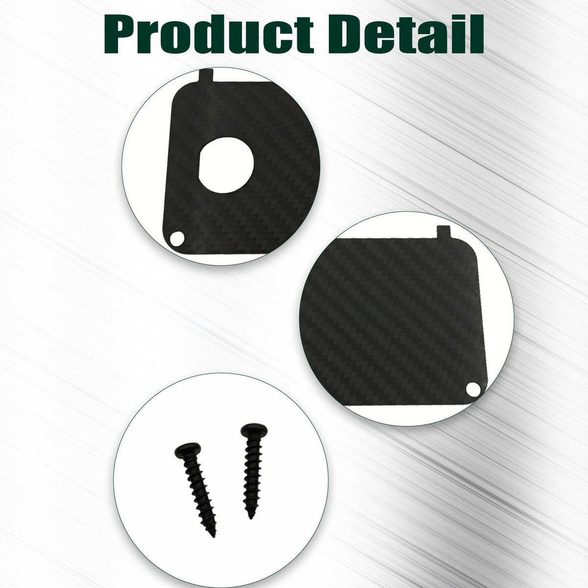 ZHWOTO carbon fiber texture on key switch plate enhances dashboard look.